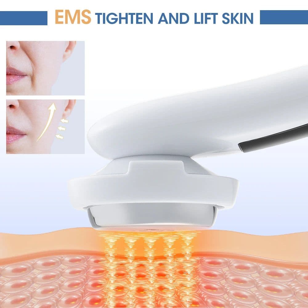 image-5 in 1 RF EMS Microcurrent Face Lifting Device Vibration LED Photo