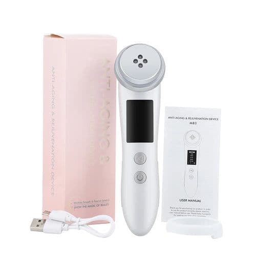 image-5 in 1 RF EMS Microcurrent Face Lifting Device Vibration LED Photo