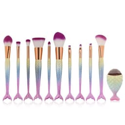 image-High Quality 10 Makeup Fishtail Brushes
