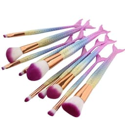 image-High Quality 10 Makeup Fishtail Brushes