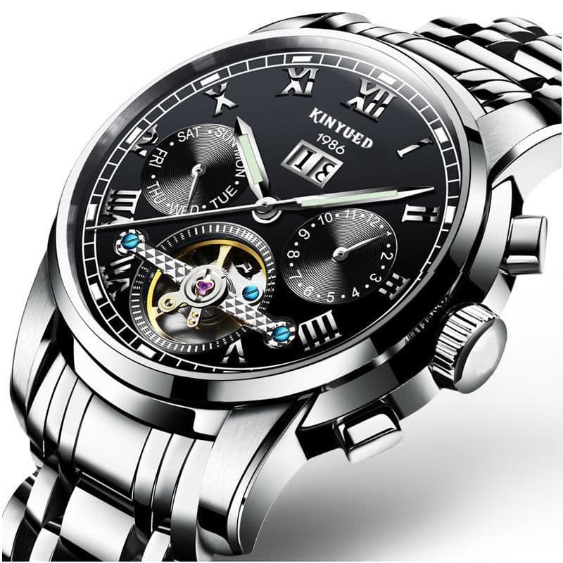 image-Stainless Steel Mechanical Watch For Men