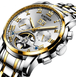 image-Stainless Steel Mechanical Watch For Men