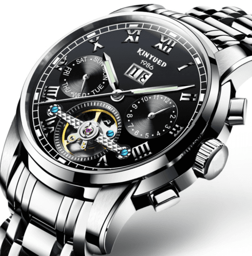 image-Stainless Steel Mechanical Watch For Men