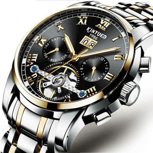 image-Stainless Steel Mechanical Watch For Men