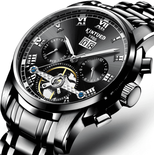 image-Stainless Steel Mechanical Watch For Men