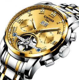 image-Stainless Steel Mechanical Watch For Men