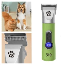 image-Professional Cordless Dog Grooming Clipper Heavy Duty Electric Pet