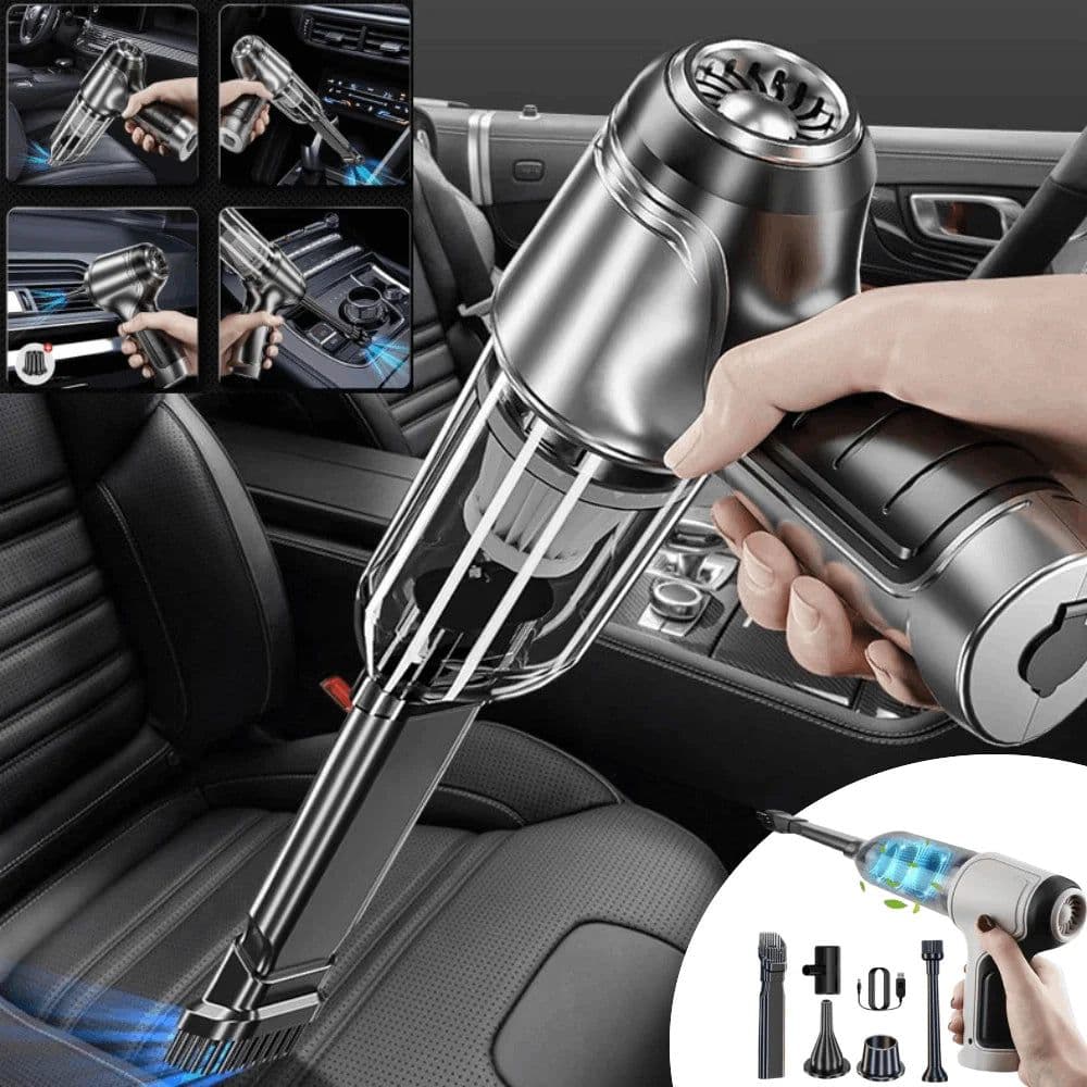 image-Car Vacuum Cleaner 26000PA Strong Suction Wireless Portable Vacuum