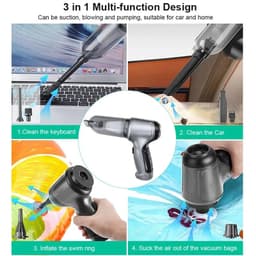 image-Car Vacuum Cleaner 26000PA Strong Suction Wireless Portable Vacuum