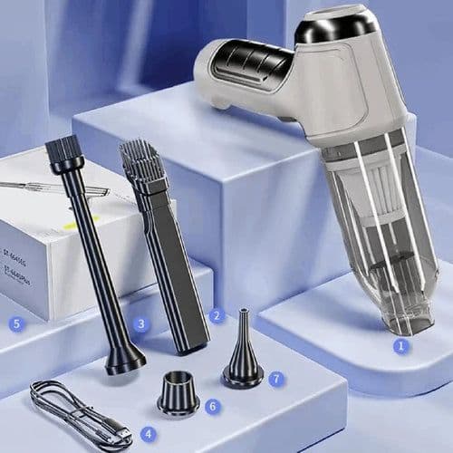 image-Car Vacuum Cleaner 26000PA Strong Suction Wireless Portable Vacuum