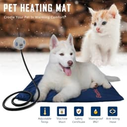 image-45×60cm Pet Electric Heating Pad Blanket Pet Dog Cat Winter Warmer Pad