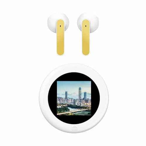 image-Wireless Bluetooth Headset HD LCD Digital Display