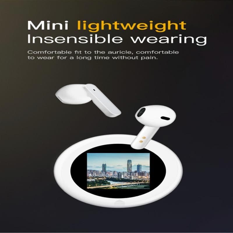 image-Wireless Bluetooth Headset HD LCD Digital Display