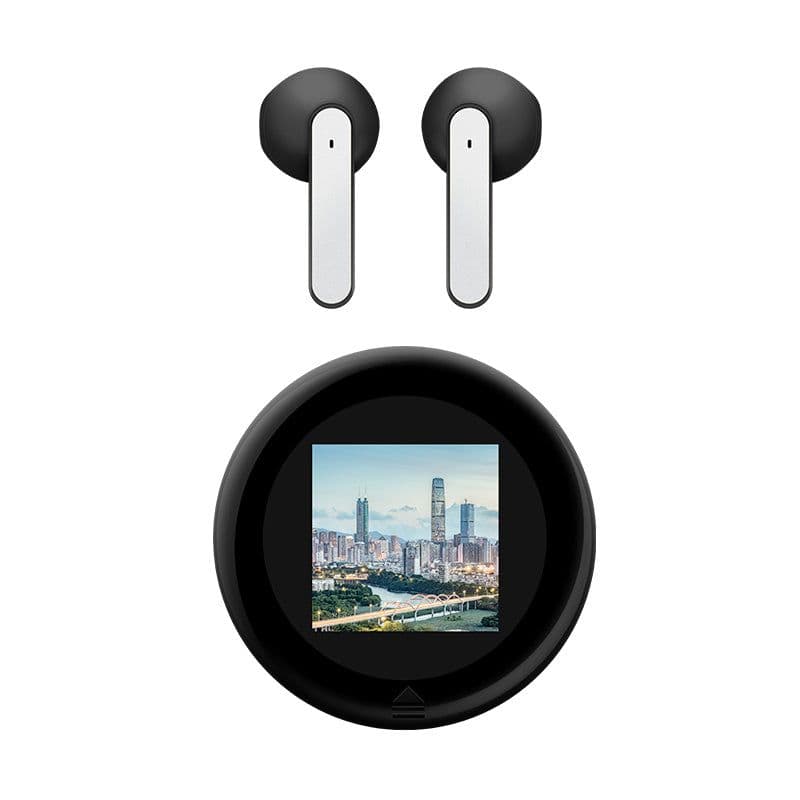 image-Wireless Bluetooth Headset HD LCD Digital Display