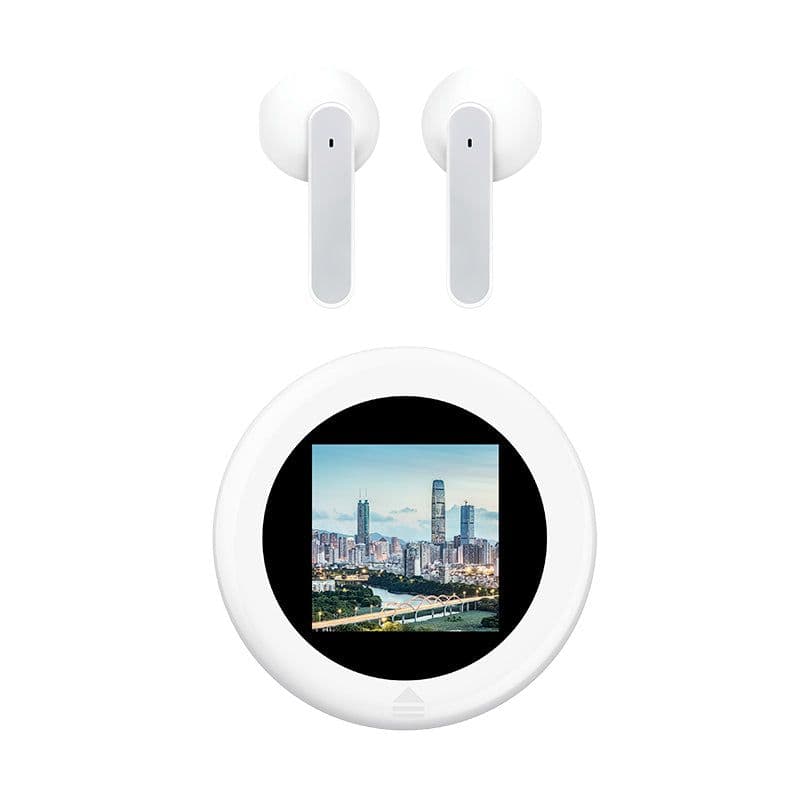 image-Wireless Bluetooth Headset HD LCD Digital Display