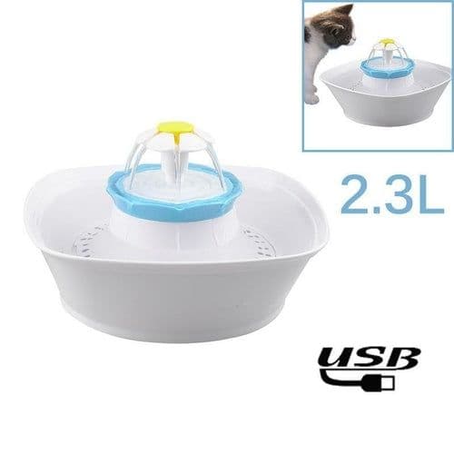 image-2.3L Automatic Cat Water Fountain Drinking Dispenser
