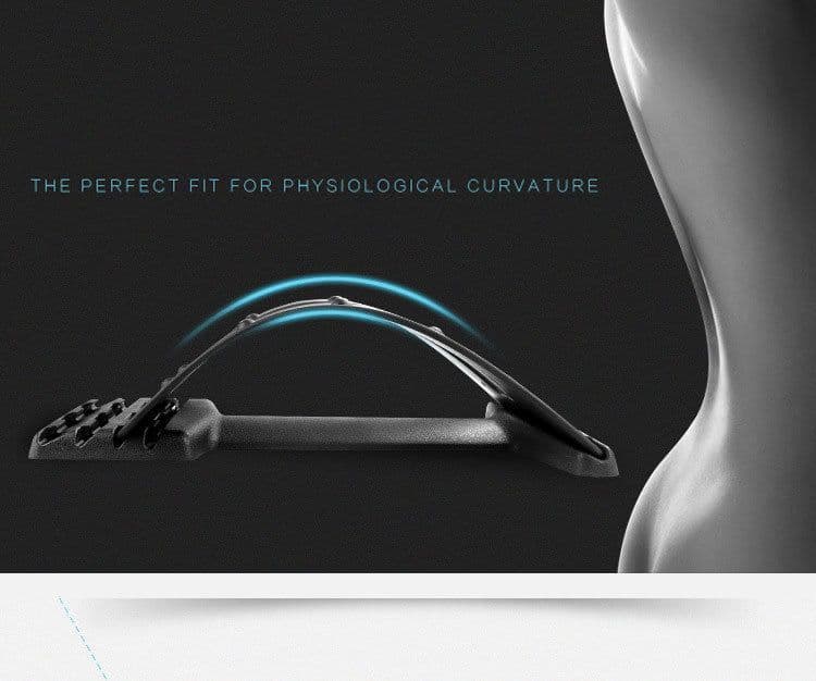image-Magic Back Stretcher Lumbar Support Massage Device For Upper And Lower