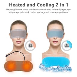 image-Heated Eye Mask Cold & Warm Eye Compress Sleep Aid