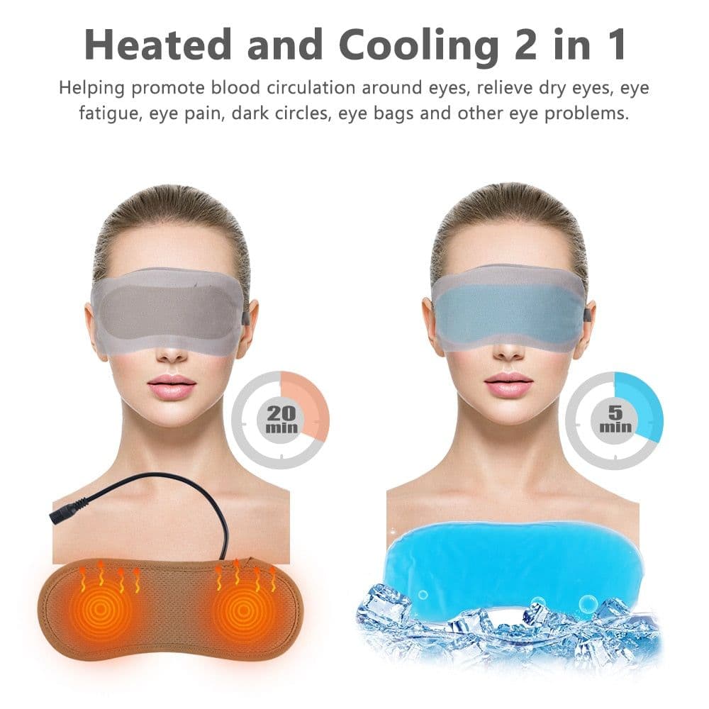 image-Heated Eye Mask Cold & Warm Eye Compress Sleep Aid