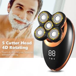 image-IPX7 Waterproof Electric Shaver Razor for Men Grooming Kit