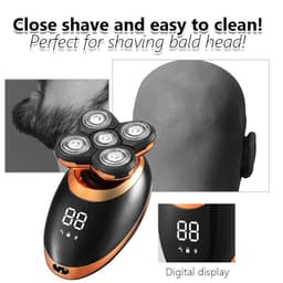 image-IPX7 Waterproof Electric Shaver Razor for Men Grooming Kit