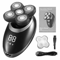 image-IPX7 Waterproof Electric Shaver Razor for Men Grooming Kit