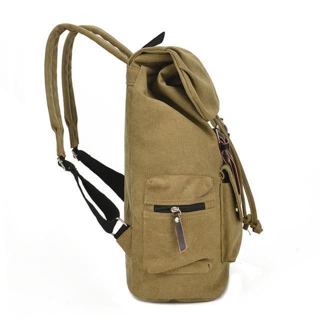 image-High Quality Fashion Unisex Canvas Travel Backpack
