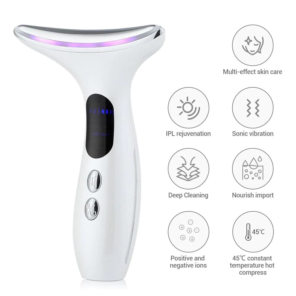 image-EMS Neck Face Beauty Device 3 Colors Skin Care