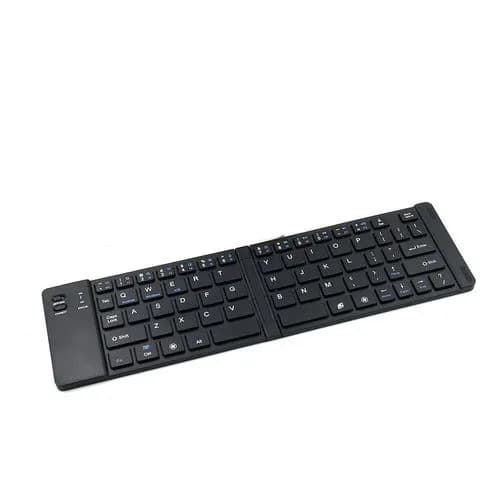 image-Folding Metal Bluetooth Foldable Keyboard Mini Bluetooth