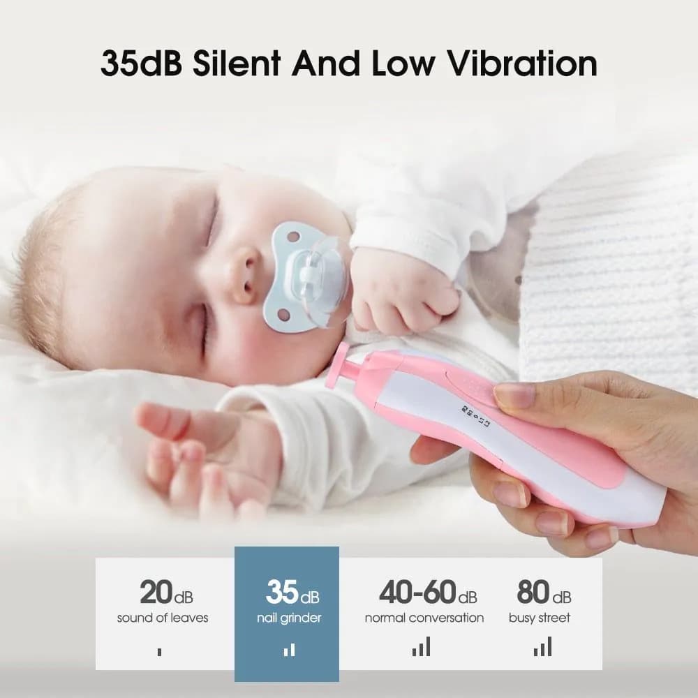 image-Electric Baby Nail Trimmer Kids Scissors Infant Nail Care