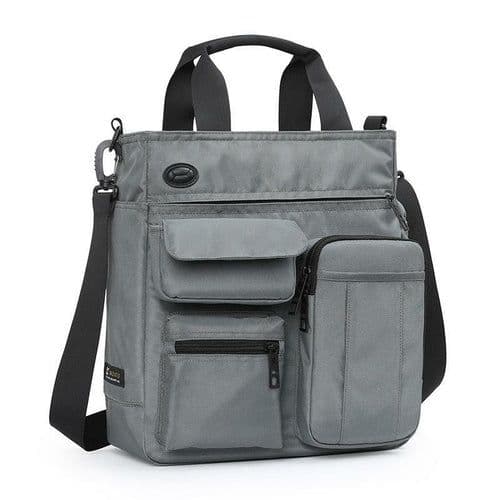 image-Solid Color High Quality Business Messenger Bag For Men