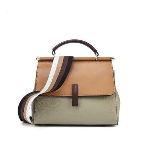 image-Female Fashion Color Contrast Shoulder Bag
