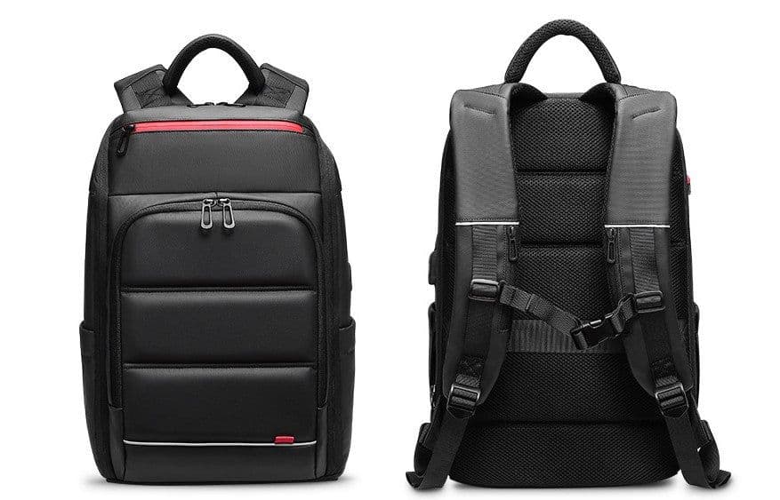 image-Waterproof Backpack with Multifunctional External USB Port