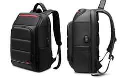 image-Waterproof Backpack with Multifunctional External USB Port