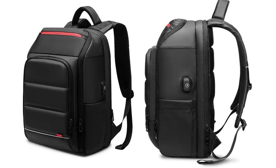 image-Waterproof Backpack with Multifunctional External USB Port