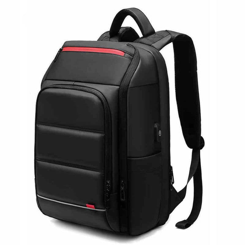 image-Waterproof Backpack with Multifunctional External USB Port