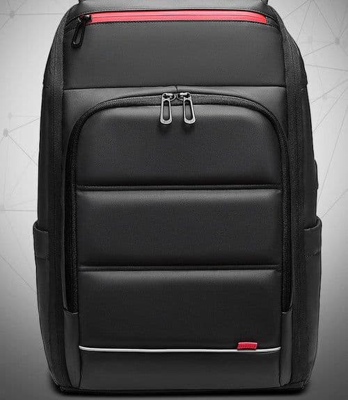 image-Waterproof Backpack with Multifunctional External USB Port