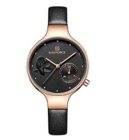 image-Multifunctional Quartz Leather Band Watch For Women