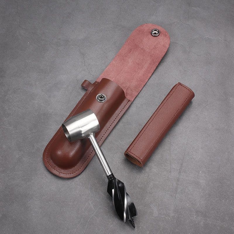 image-Manual Drill Auger Drill Bit Outdoor Survival Punch Tool