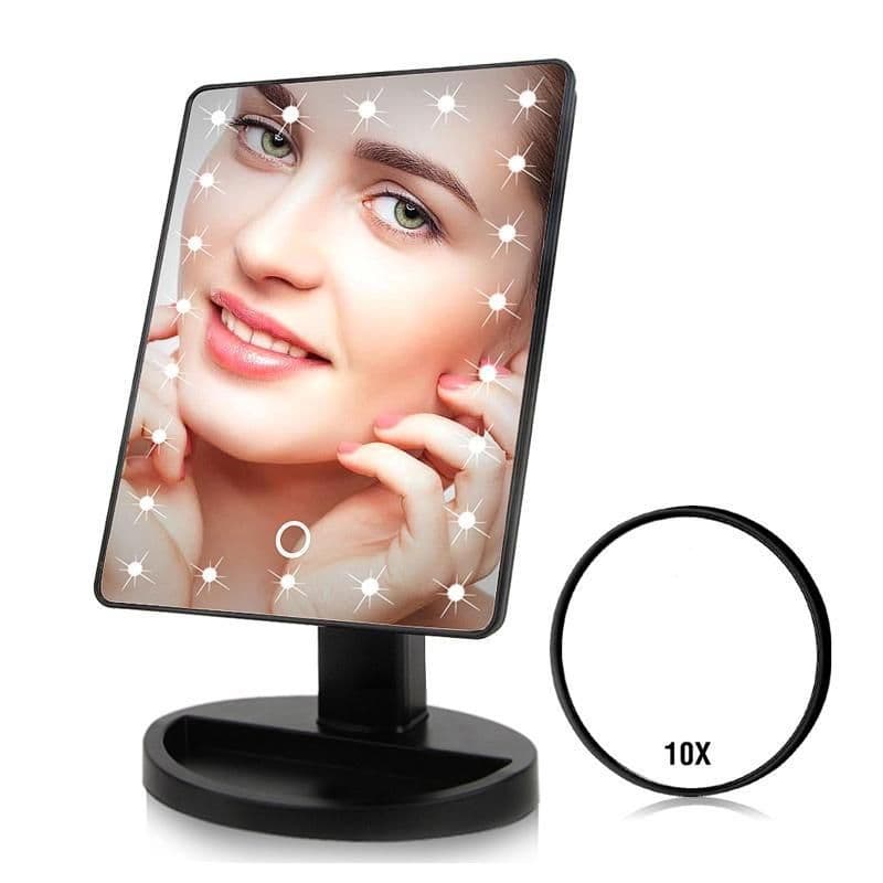 image-High Quality 16/ 22 LED Lights Touch Screen Makeup Mirror