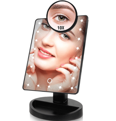 image-High Quality 16/ 22 LED Lights Touch Screen Makeup Mirror