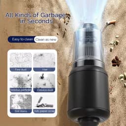image-Car Vacuum Cleaner 5 in1 Lightweight Force Tool Machine for Bathroom