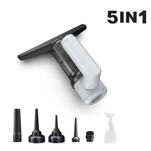 image-Car Vacuum Cleaner 5 in1 Lightweight Force Tool Machine for Bathroom