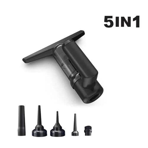 image-Car Vacuum Cleaner 5 in1 Lightweight Force Tool Machine for Bathroom