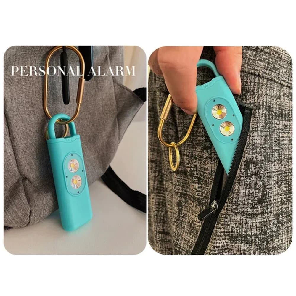 image-Self Defense Alarm 130dB LED Light Anti-wolf Alert for Teenagers Women