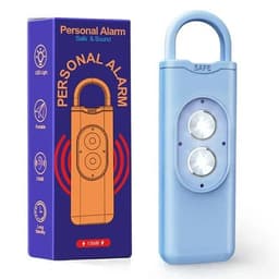 image-Self Defense Alarm 130dB LED Light Anti-wolf Alert for Teenagers Women