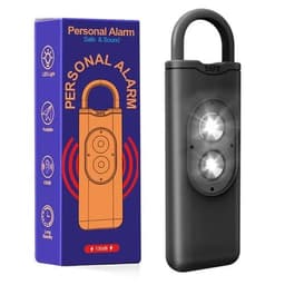 image-Self Defense Alarm 130dB LED Light Anti-wolf Alert for Teenagers Women