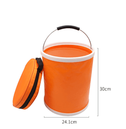 image-13L Thick Folding Canvas Bucket