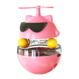 image-Cat Toy Laser Electric Infrared Ray Funny Turntable Tumbler