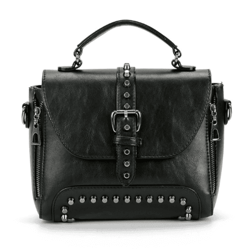 image-Vintage Leather Crossbody Messenger Bag For Women